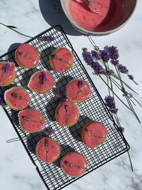 Raspberry Cupcakes