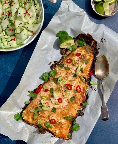 Asian Baked Salmon