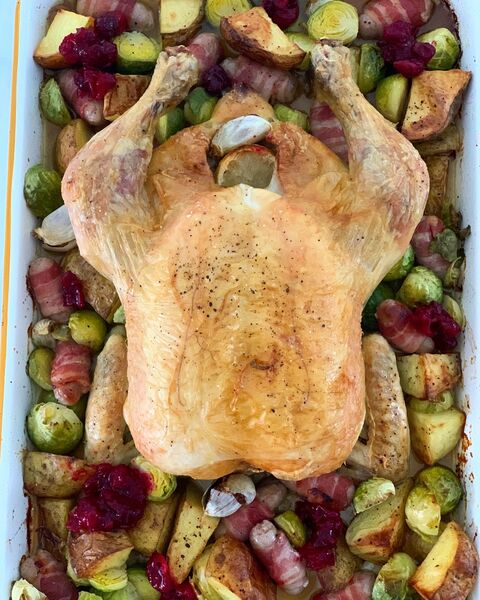Christmas Dinner Traybake