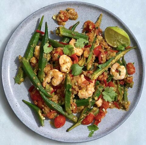 Healthy Prawn & Okra Curry