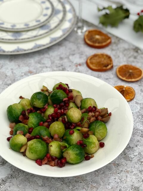Jewelled Brussel Sprouts