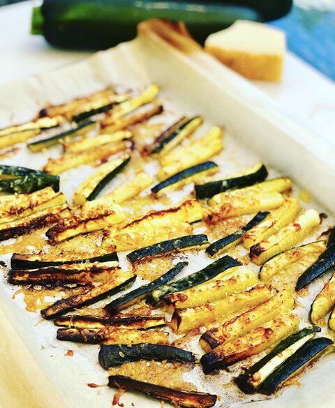 Parmesan Courgette Fries