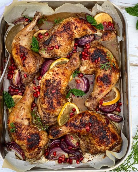 Persian Pomegranate Molasses Chicken
