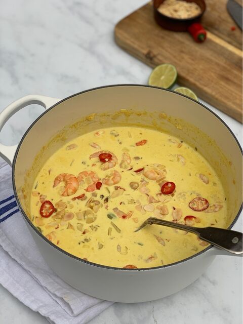 Prawn & Chickpea Korma