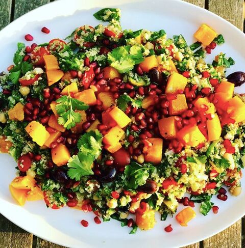 Quinoa Jewelled Vegan Salad