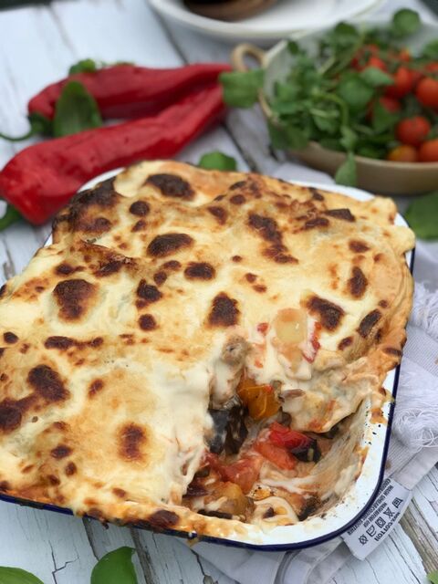 Roasted Vegetable Lasagne Tomato Sauce