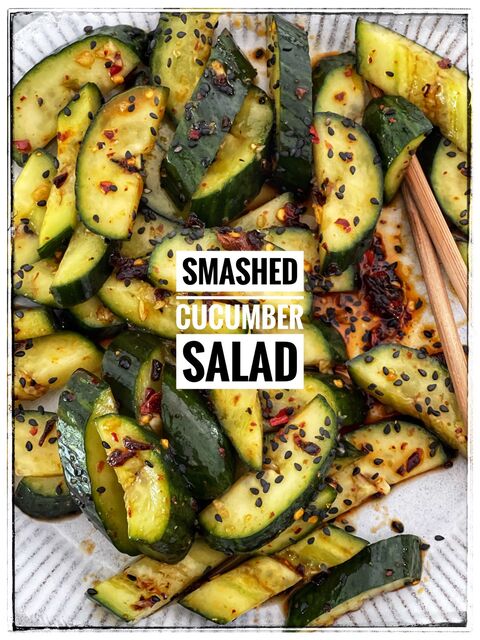 Smashed Cucumber Salad