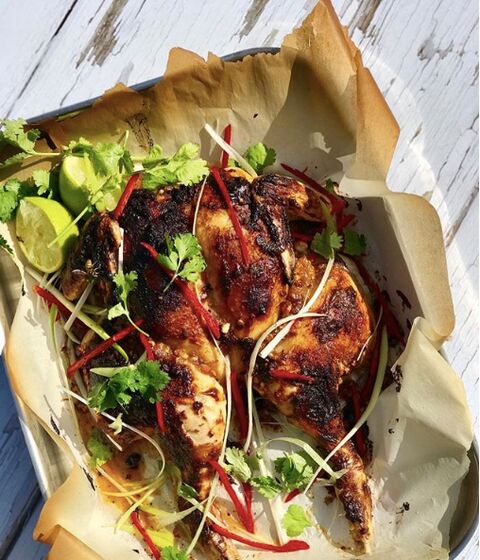 Spatchcock Chicken Satay