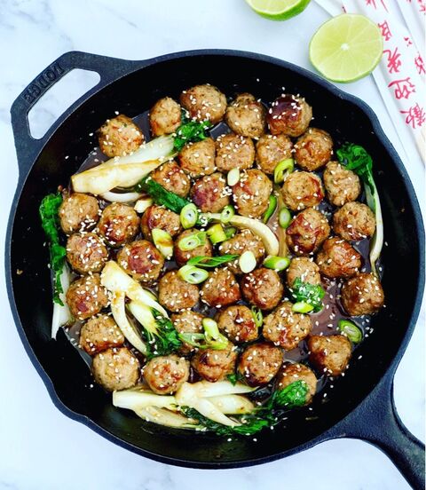 Sticky Asian Meatballs