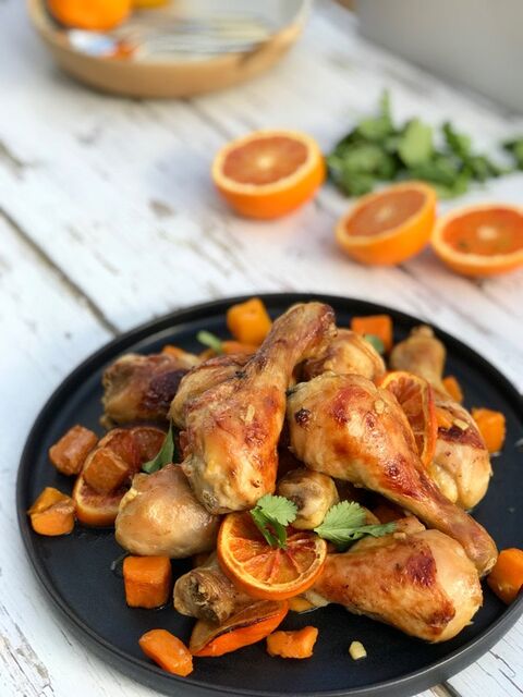 Sticky Orange & Soy Chicken Drumsticks