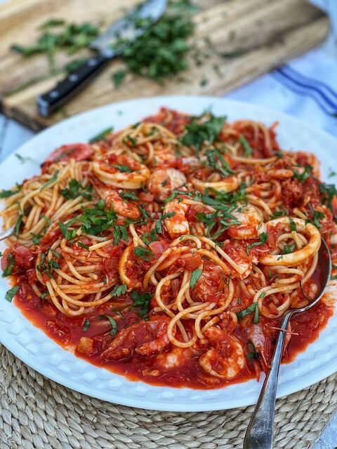 Ultimate Seafood Spaghetti