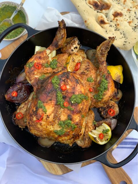 Whole Tandoori Roast Chicken